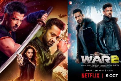 War 2 का धमाका अब घर बैठे देखिए: ऋतिक रोशन और जूनियर एनटीआर की फिल्म 9 अक्टूबर से OTT पर रिलीज