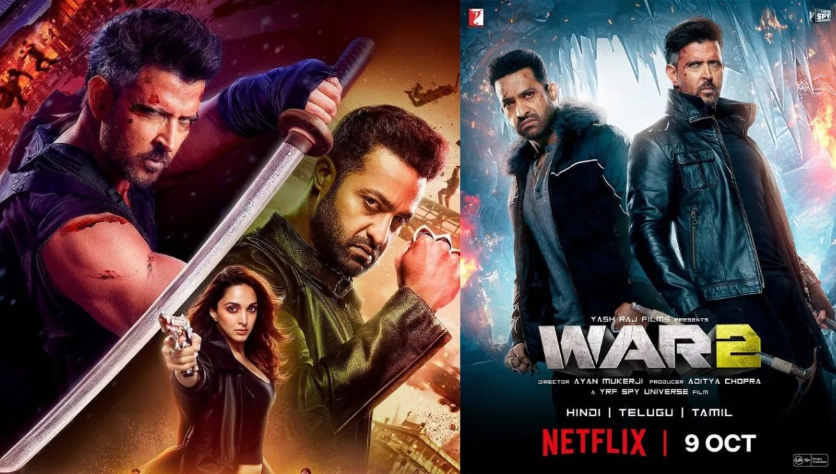 War 2 का धमाका अब घर बैठे देखिए: ऋतिक रोशन और जूनियर एनटीआर की फिल्म 9 अक्टूबर से OTT पर रिलीज