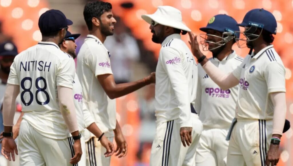 दिल्ली टेस्ट में Washington Sundar का जादुई अंदाज वेस्ट इंडीज के बल्लेबाज Alec Athanase आउट