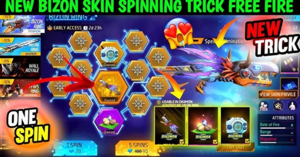 Bizon Ring Spin Trick Free Fire