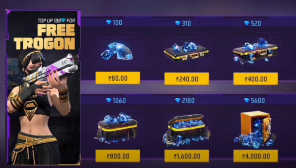 Free Fire Diamond Top Up