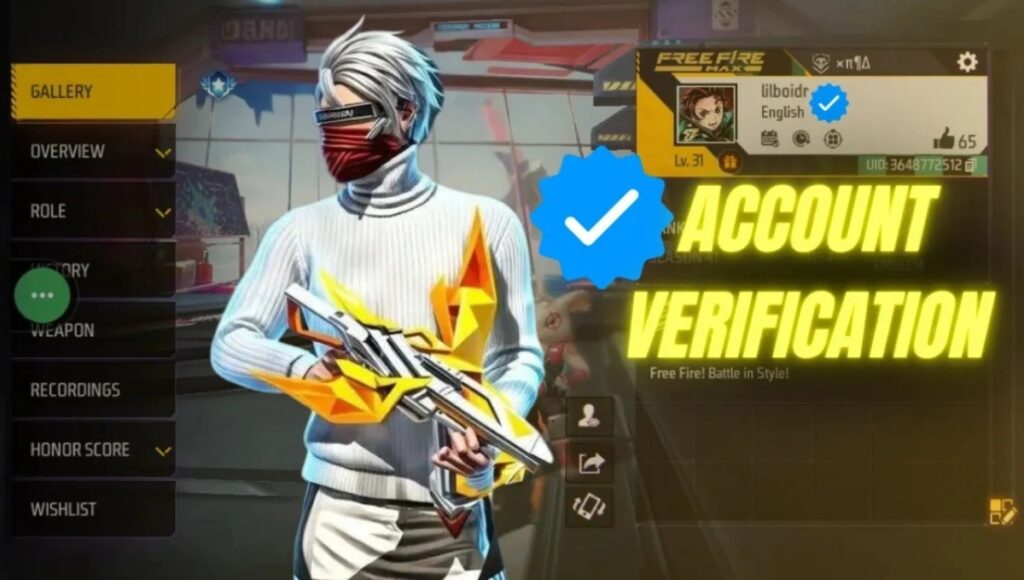 Free Fire Account Verification ID