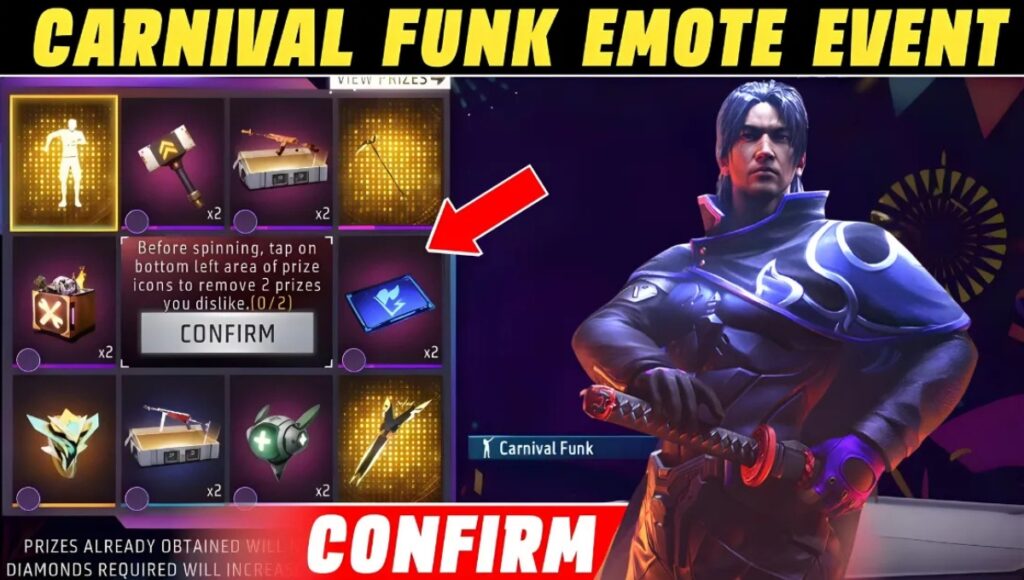 Carnival Funk Emote QR Code