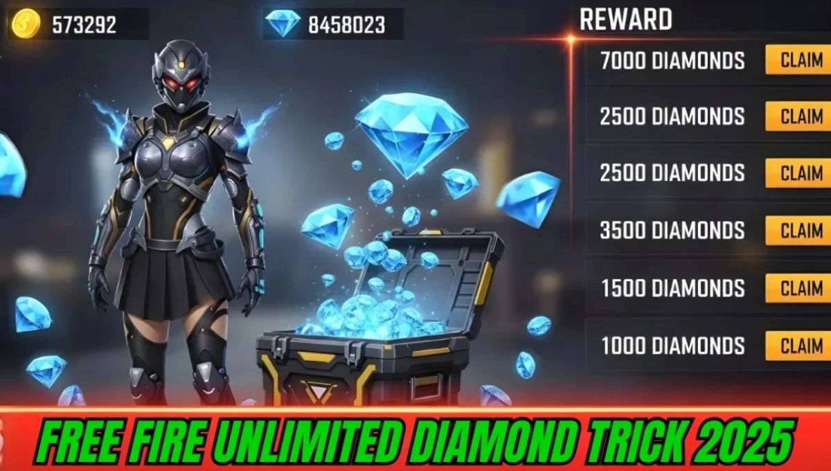 Free Fire Free Diamond Trick Today