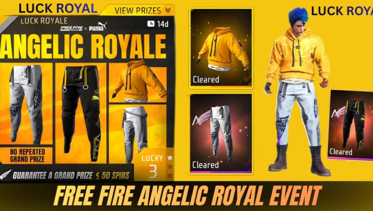 Free Fire Angelic Royal Event