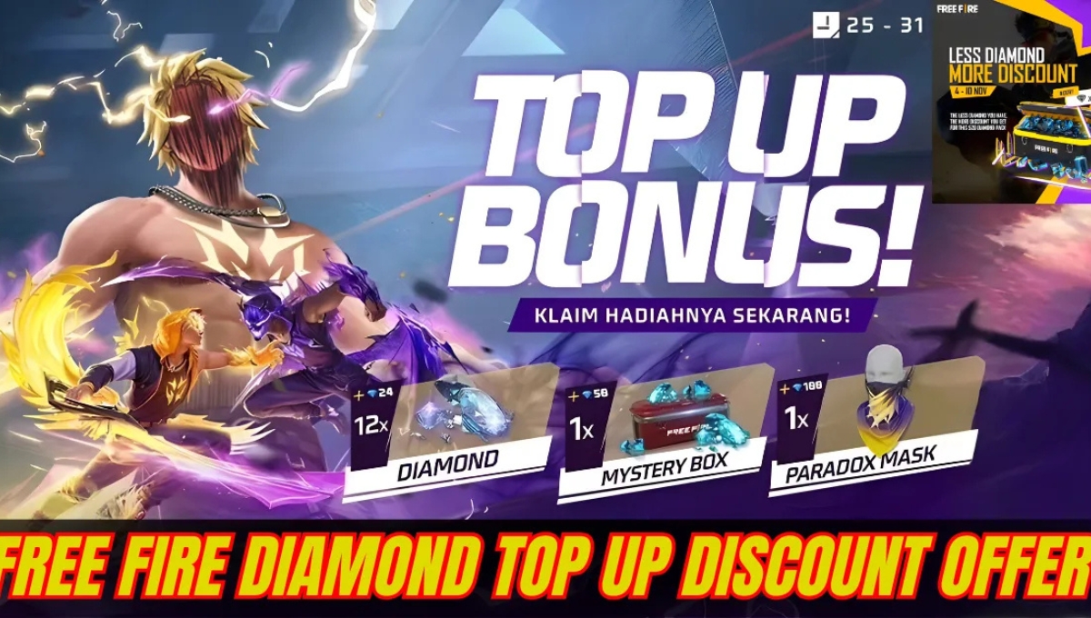 Free Fire Diamond Top Up Discount
