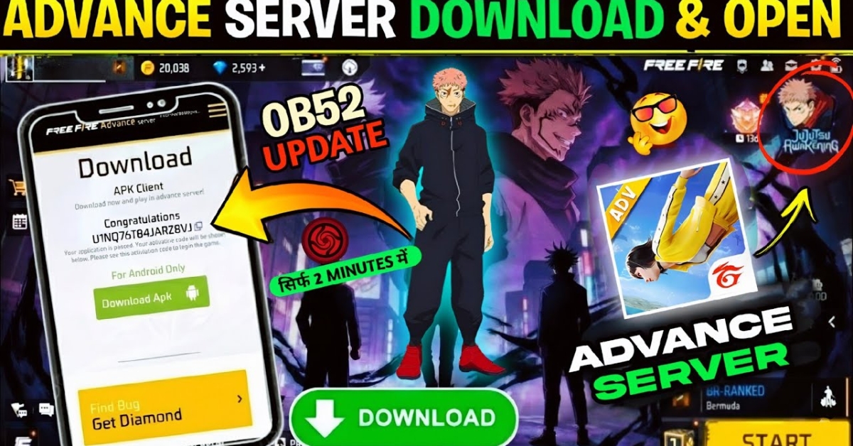 Free Fire OB52 Advance Server