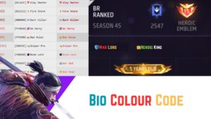 Free Fire Bio Code 2025: अपना प्रोफाइल स्टाइलिश बनाने का सबसे आसान तरीका