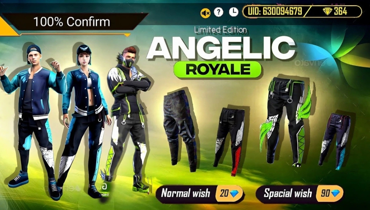 Free Fire Angelic Royal Event