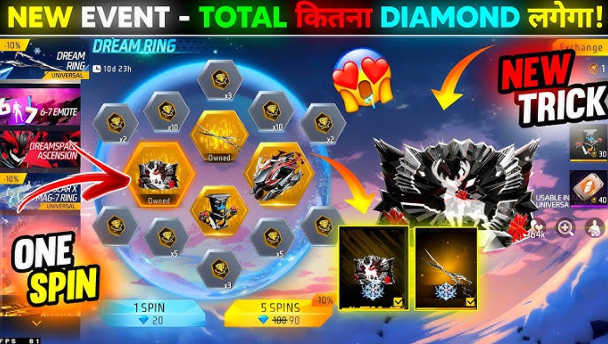 Free Fire Dream Ring Event