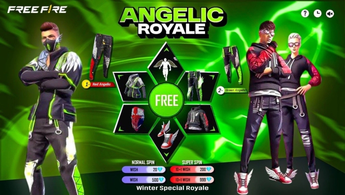 Free Fire Angelic Royal Event