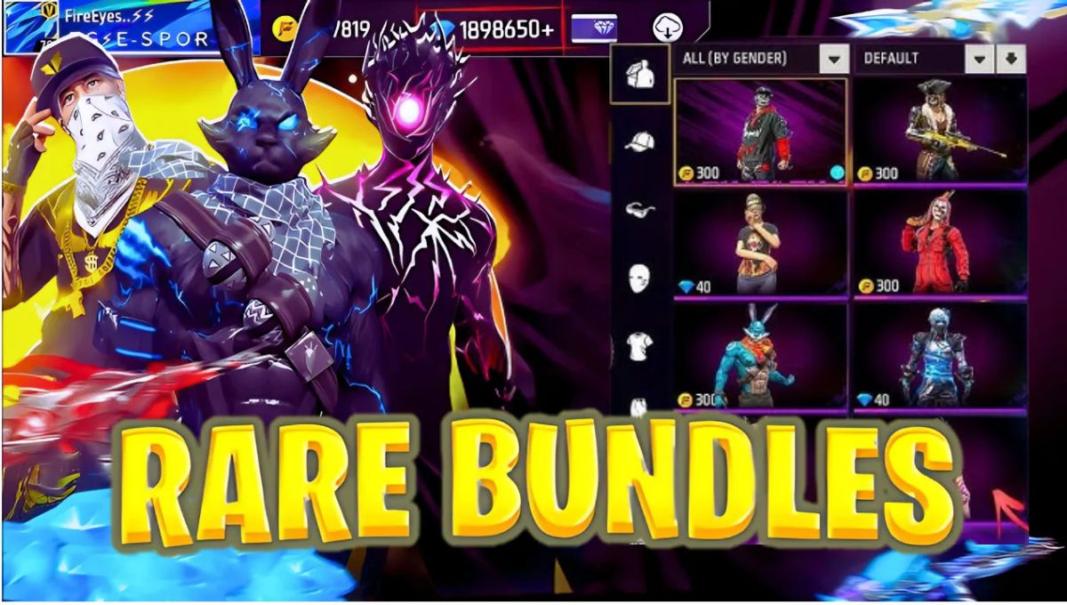 Free Fire Rare Bundle Unlock Trick 