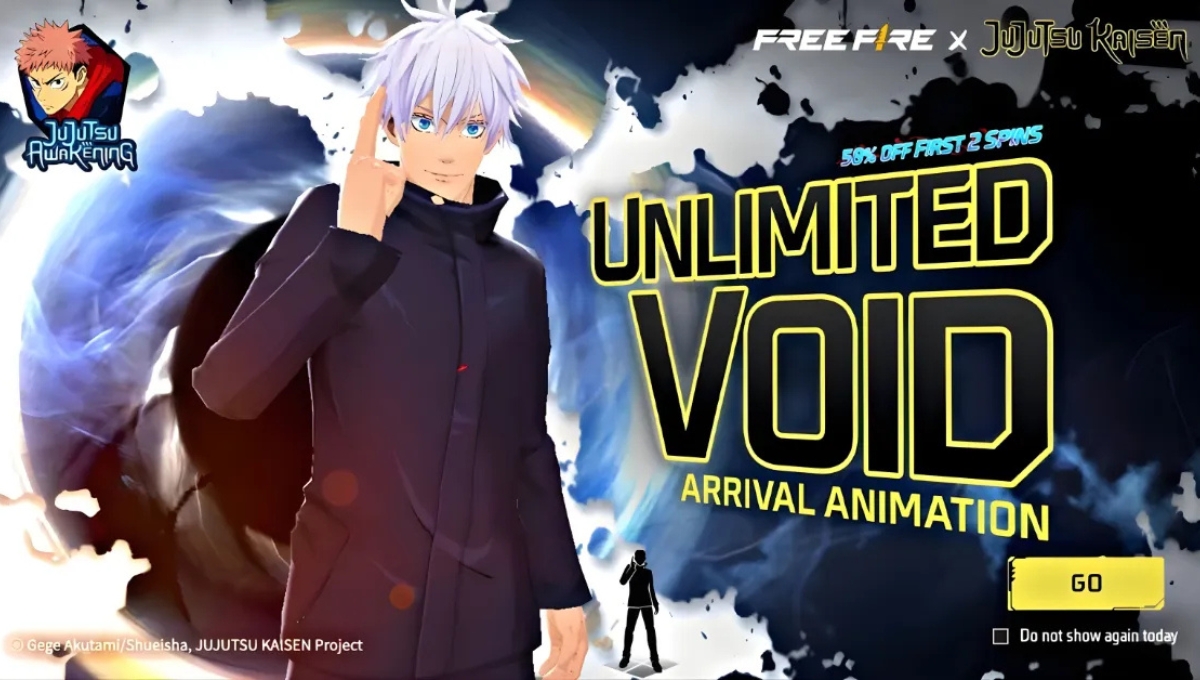 Free Fire Unlimited Void Arrival Animation