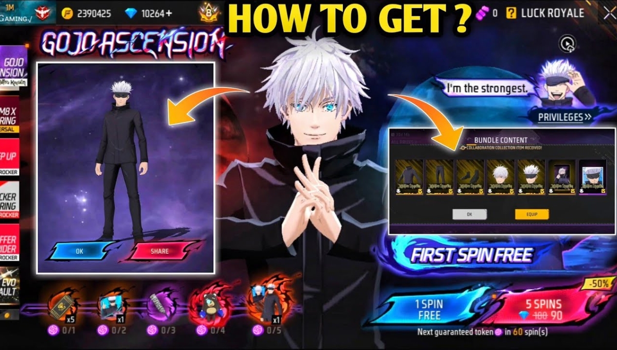 Gojo Ascension Event 