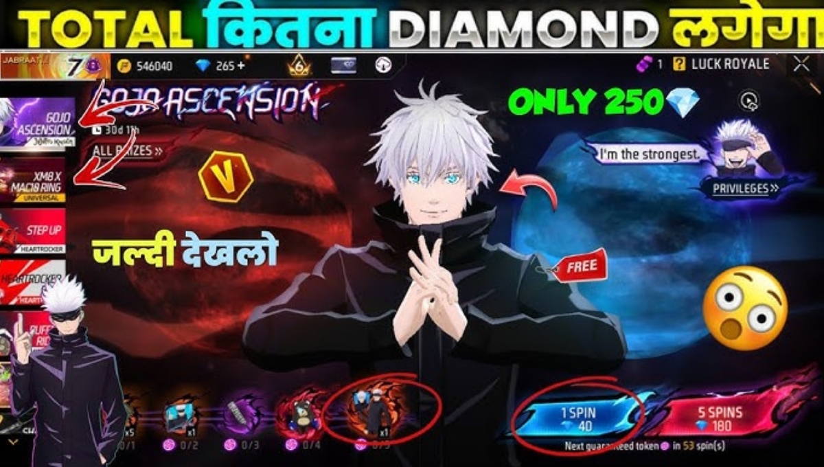 Gojo Ascension Event 