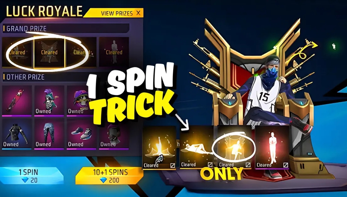 Royale Event 1 Spin Trick
