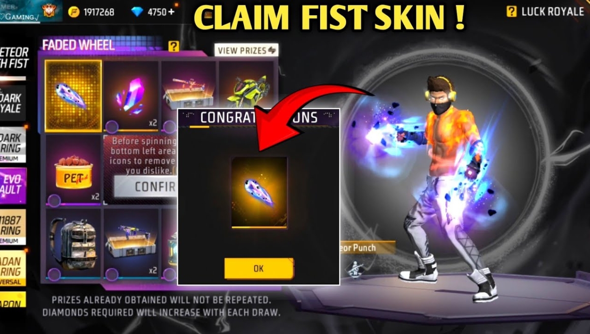 Untamed Beat Fist Faded Wheel Event