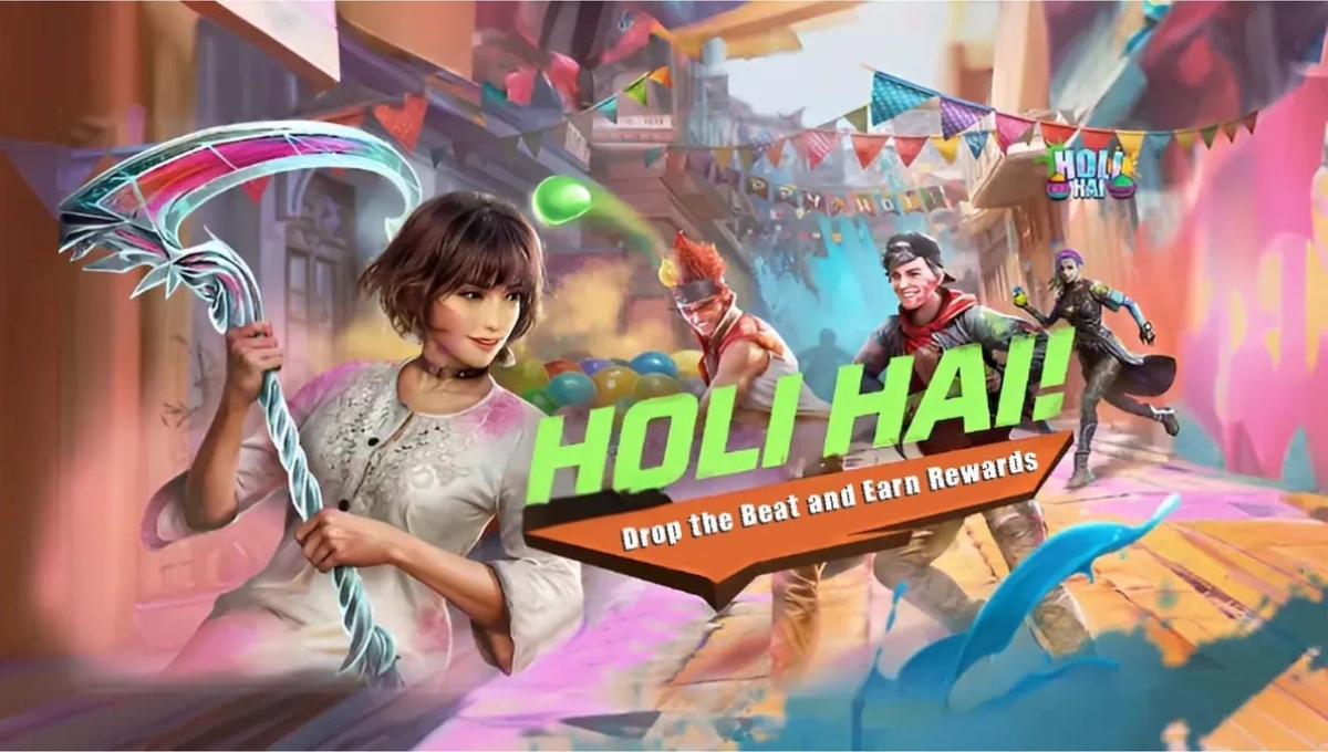 Free Fire Holi Event 