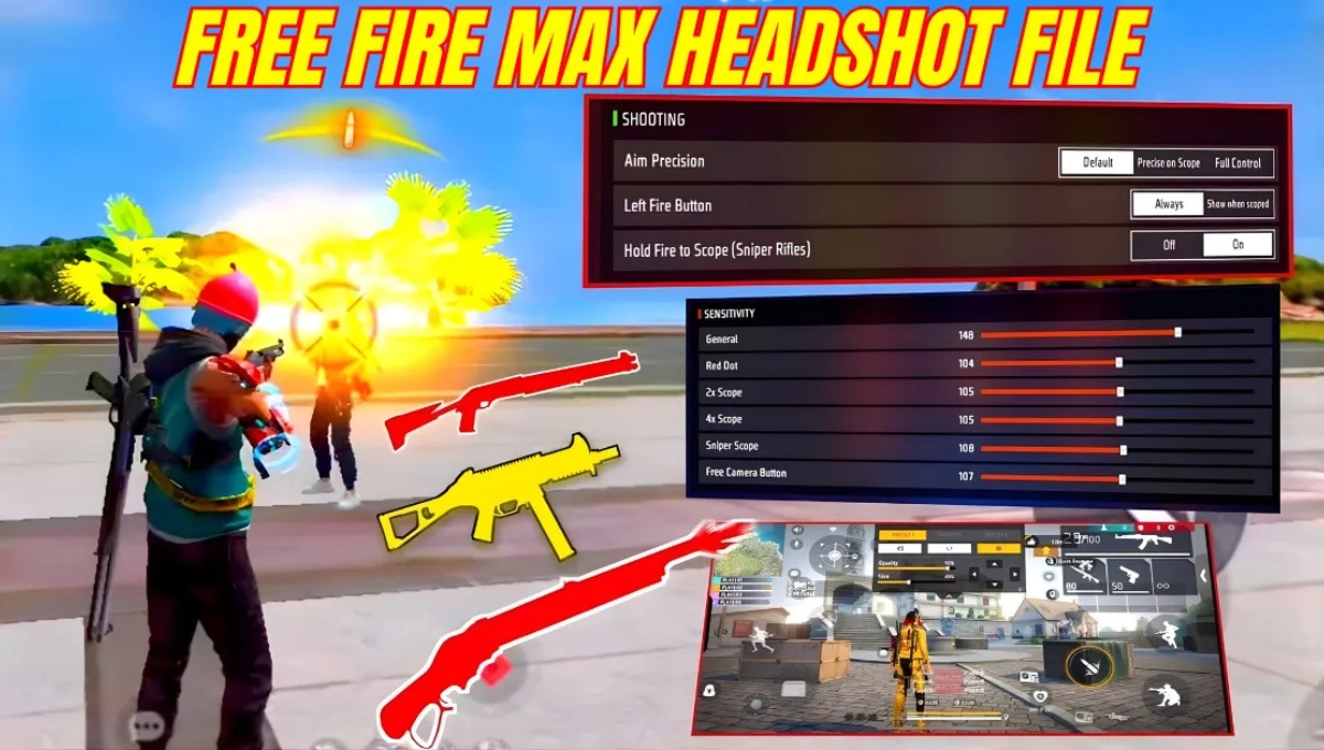 Free Fire Headshot Trick