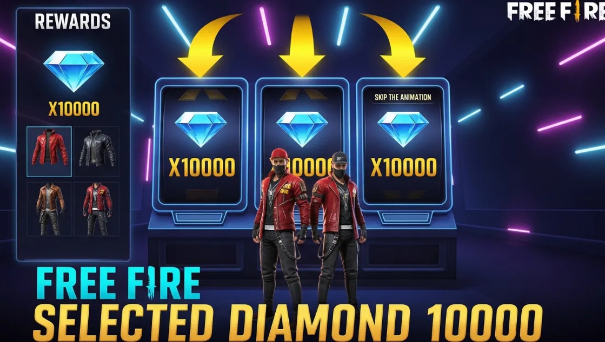 Free Fire 10000 Diamond Tricks