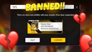 Free Fire Banned Account Fix