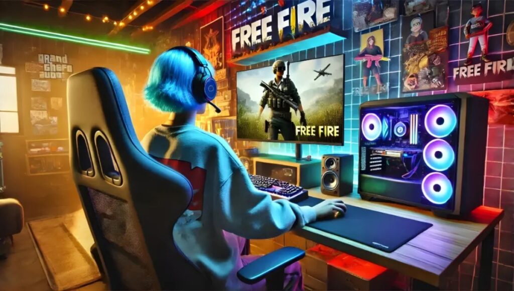 Free Fire Professional Gaming Setup