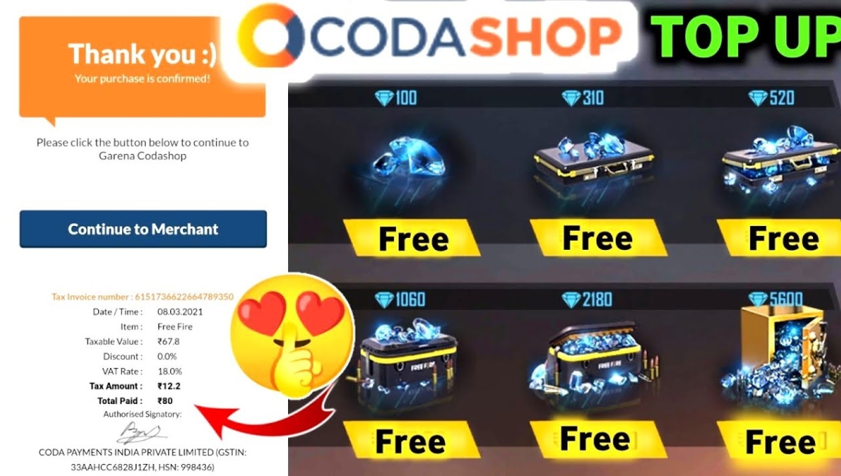 Codashop Free Fire Diamond Gift