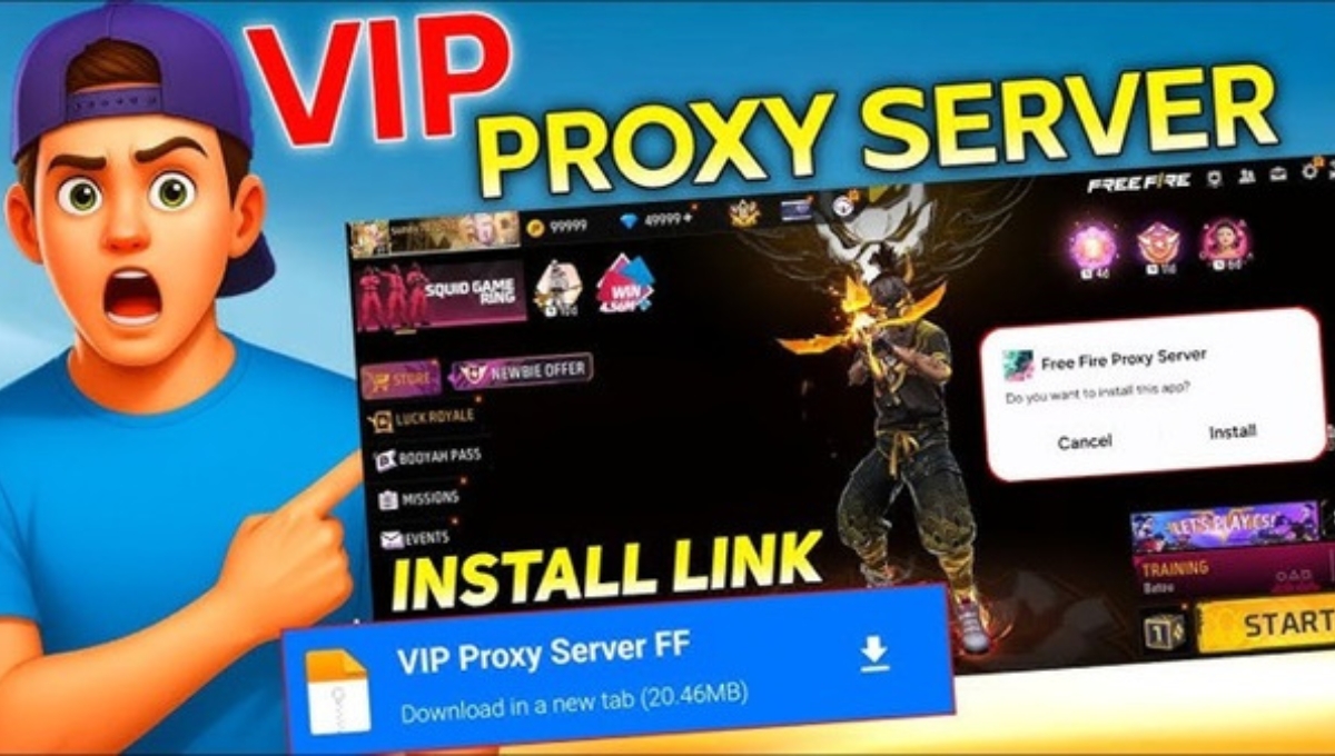 Free Fire VIP Proxy Server APK