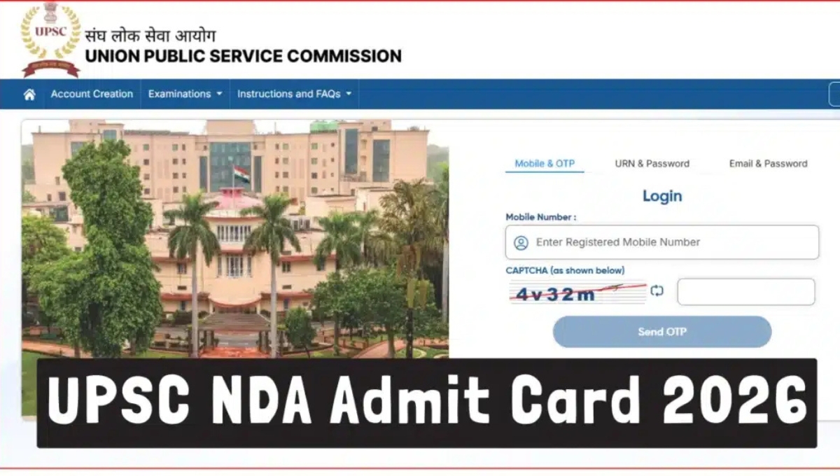UPSC NDA 1 Admit Card
