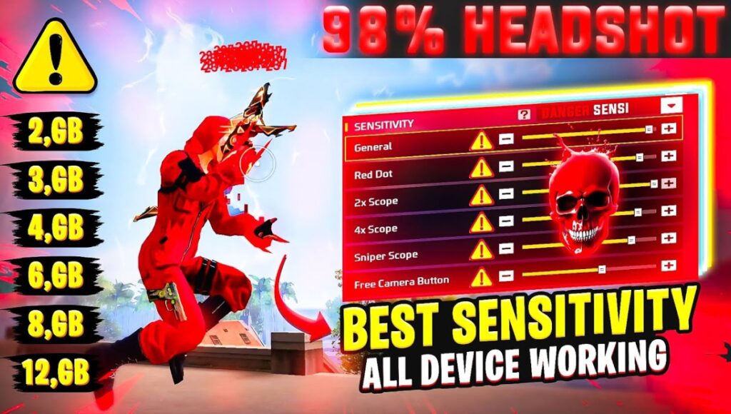7Sensi Free Fire Max Sensitivity 20