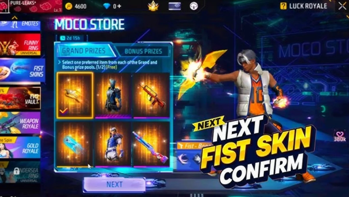 Free Fire MOCO Store Event