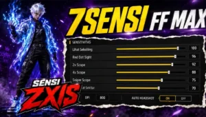 7sensi Free Fire Sensitivity Settings