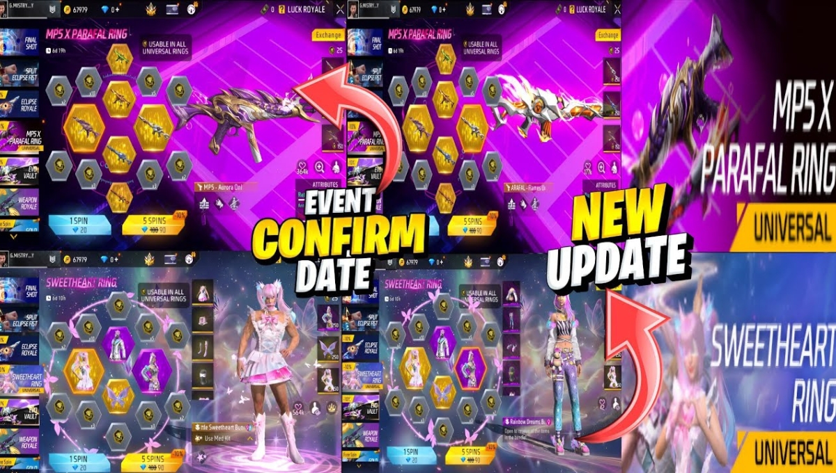 Free Fire MP5 x PARAFAL Ring Event 2026