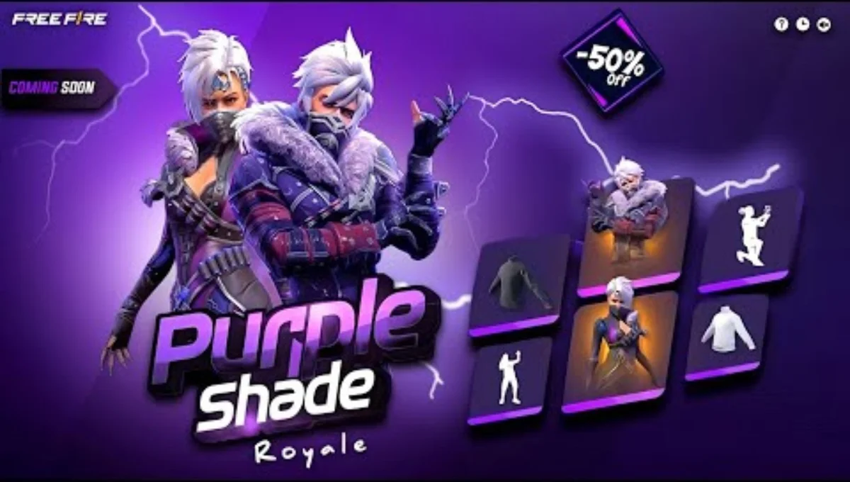 Purple Shade Bundle Free Fire
