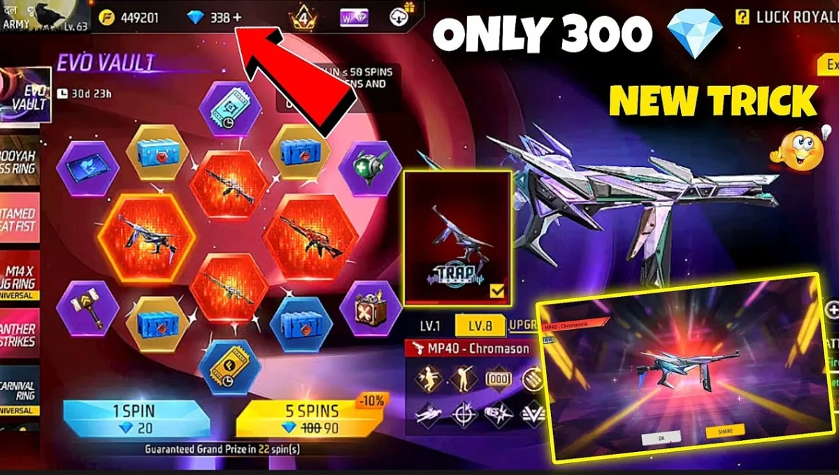 Free Fire Evo Vault Event