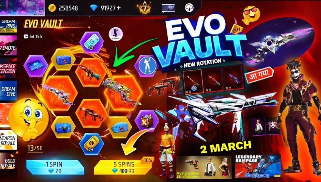 Free Fire Evo Vault Event