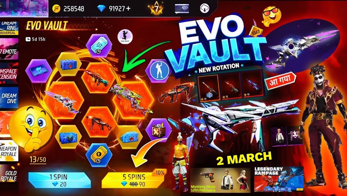 Free Fire Evo Vault Event