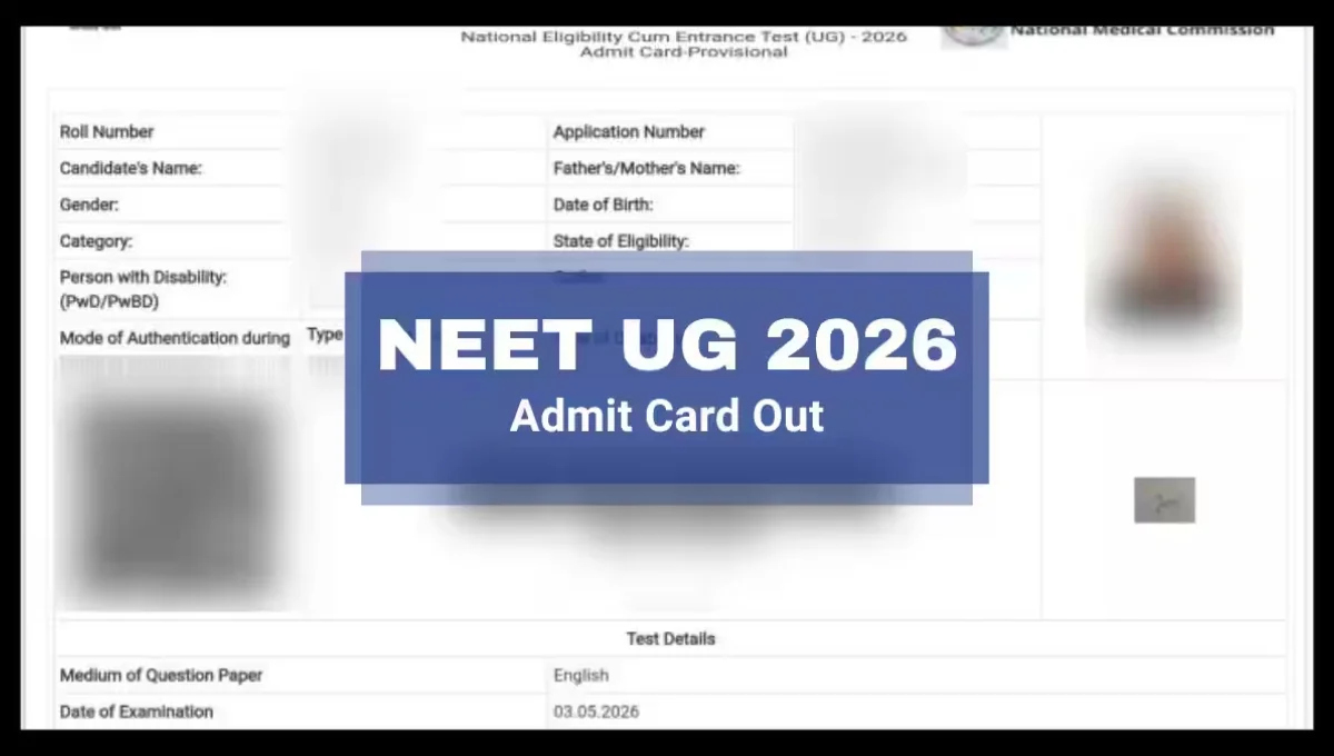 NEET UG Admit Card