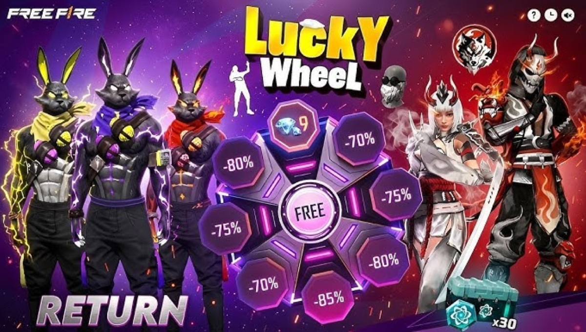 Free Fire Lucky Wheel Discount Event